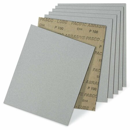 CGW ABRASIVES CSA Stearated Sanding Sheet, 11 in L x 9 in W, 400 Grit, Very Fine Grade, Aluminum Oxide Abrasive, P 44836